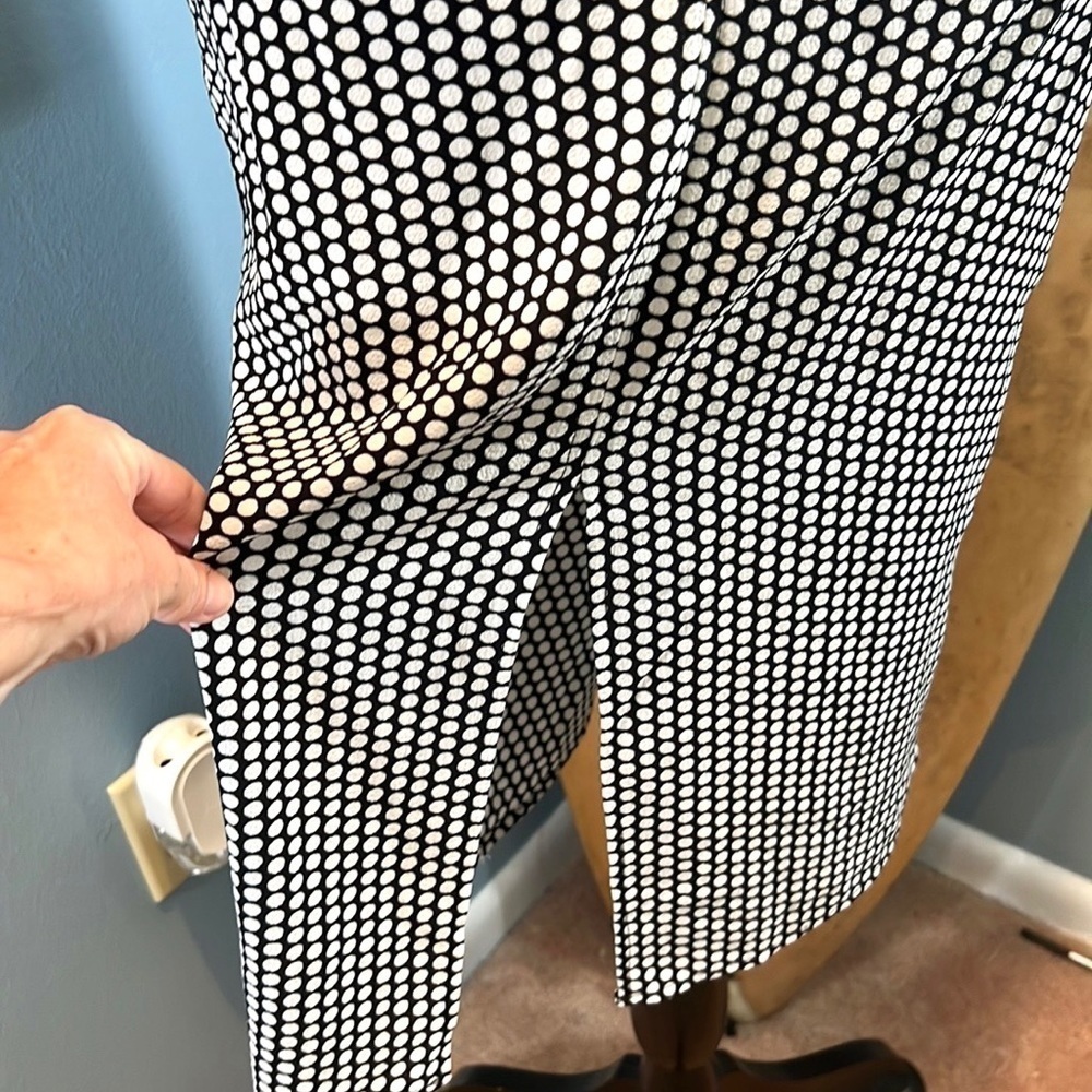 ⭐️Loramendi,Black/White Polka Dots,V-Back & V-Neck,Front Dress Split,Lightweight - Picture 3 of 9